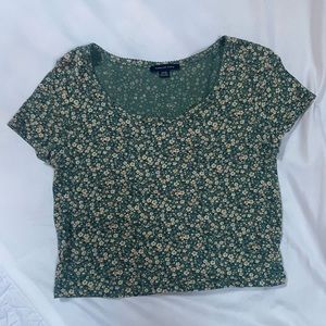 AE Floral Crop Top